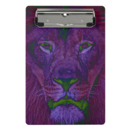 Abstrakt Lion Mini-Zwischenablage Mini Klemmbrett