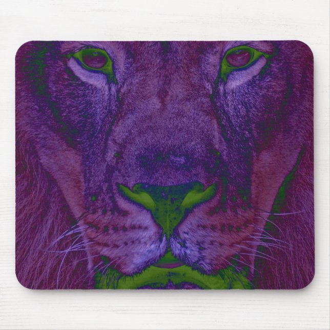 Abstrakt Lion Mousepad (Vorne)