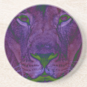 Abstrakt Lion Untersetzer