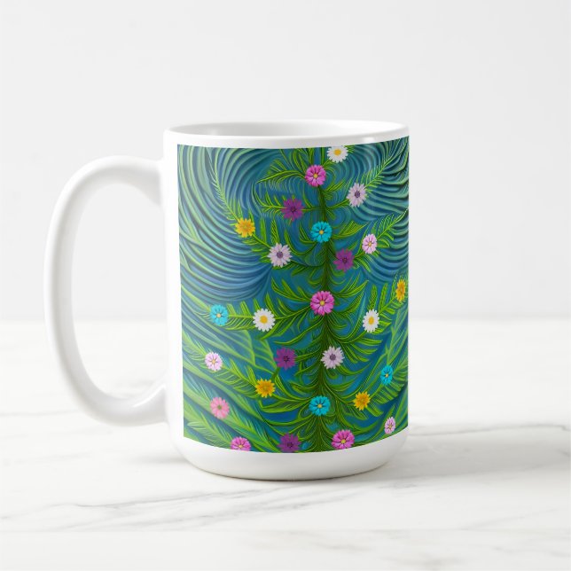 Abstrakt Little Daisy Garden Kaffeetasse (Links)