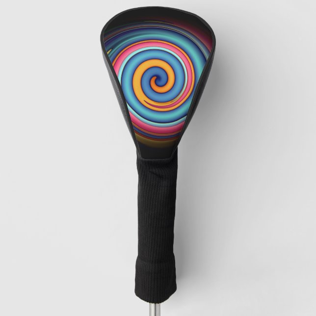 Abstrakt Lollipop Golf Headcover (Vorderseite)