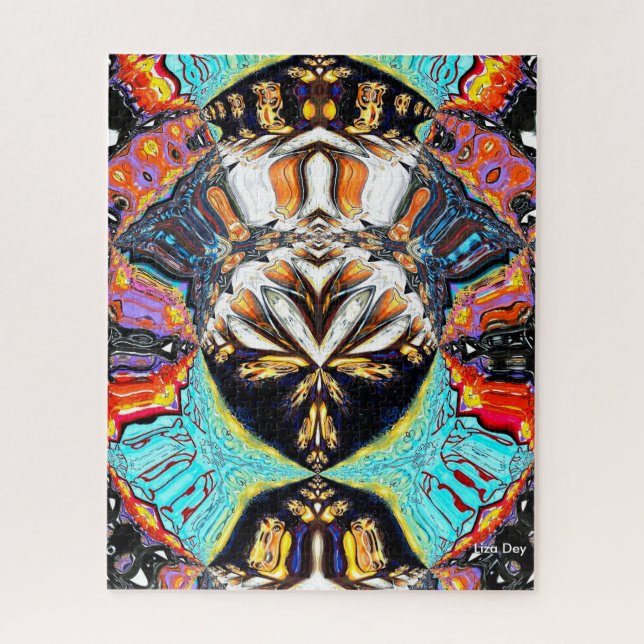 Abstrakt Lotus Jigsaw Puzzle (Vertikal)