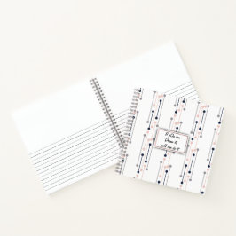 Abstrakt Luxury Geometric Modedesign Notizbuch