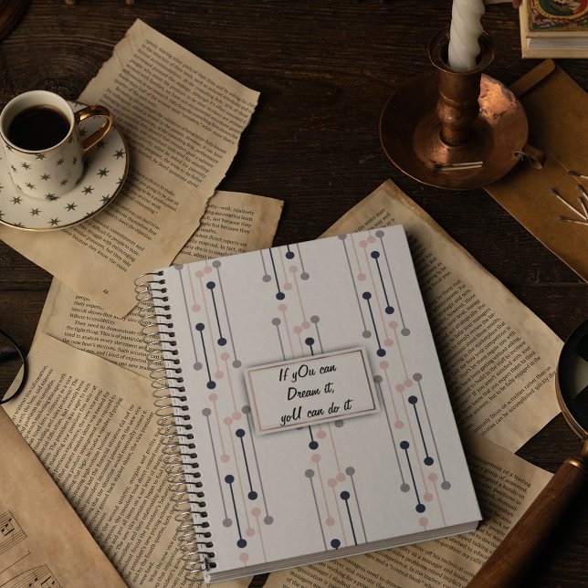 Abstrakt Luxury Geometric Modedesign Notizbuch (Von Creator hochgeladen)