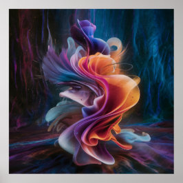 Abstrakt Luxus Hochzeitsgeschenk für verheiratete  Poster