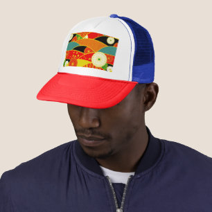 Abstrakt Magische Landschaft Trucker Hat Truckerkappe