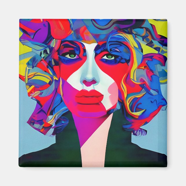 Abstrakt Magnet (Vorne)