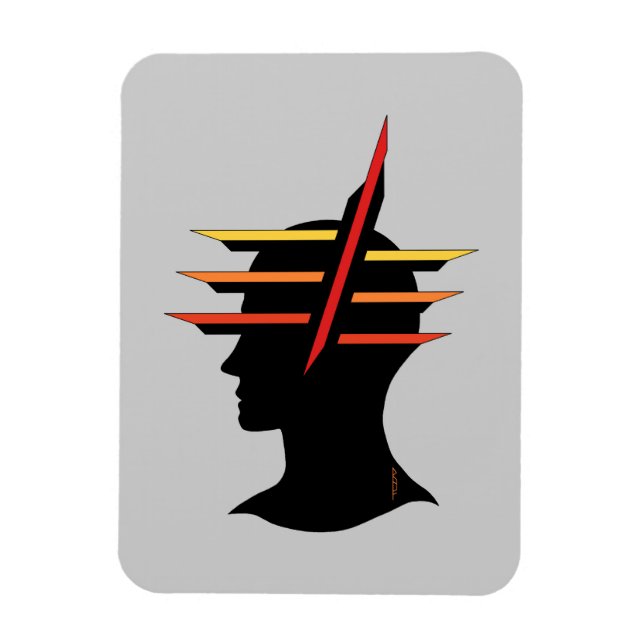 Abstrakt Magnet (Vertikal)