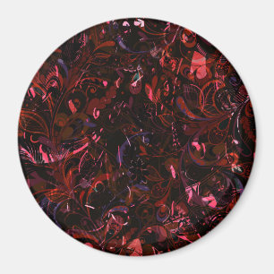 Abstrakt Mandala 6 Magnet