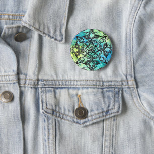 Abstrakt Mandala Button