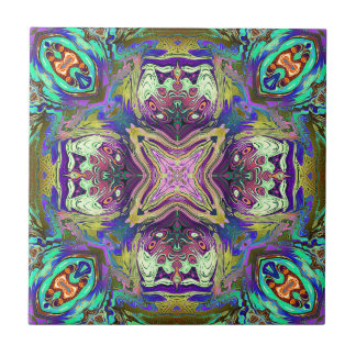 Abstrakt Mandala Fliese