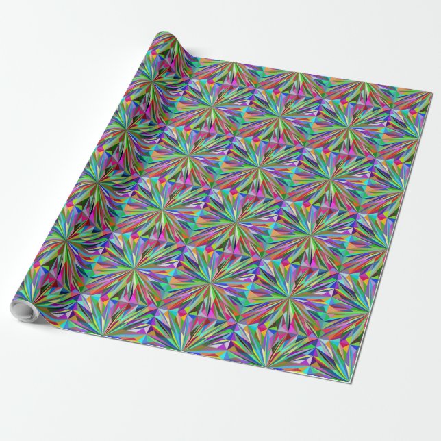 Abstrakt Mandala Geschenkpapier (Ungerollt)