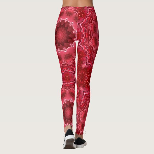 Abstrakt , mandala , Kaleidoskop Leggings (Rückseite)