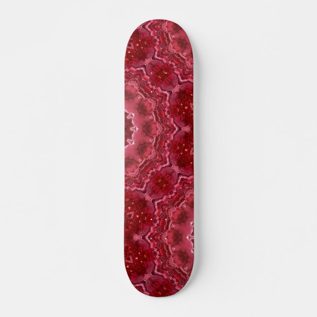Abstrakt , mandala , Kaleidoskop Skateboard (Vorne)