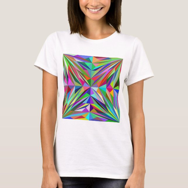 Abstrakt Mandala T-Shirt (Vorderseite)