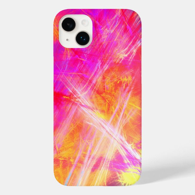 Abstrakt mehrfarbig Case-Mate iPhone hülle (Rückseite)