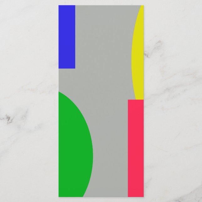 Abstrakt Menükarte (Vorderseite)