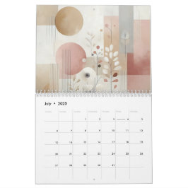 Abstrakt Minimalistisch Kalender