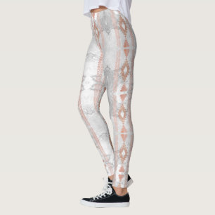 abstrakt-minimalistischer Rose-Goldbarren Leggings