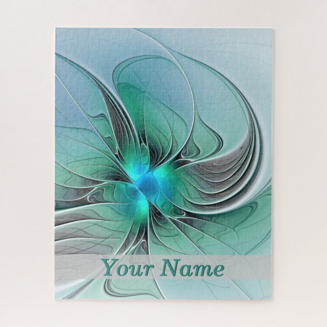 Abstrakt mit dem Namen der modernen Fraktal-Kunst Puzzle (Vertikal)