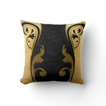 Abstrakt mit Goldakzenten auf Schwarz und Weiß