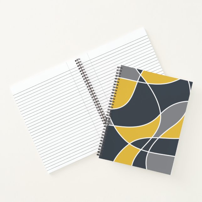 Abstrakt, modern, geometrisch, trendig notizbuch (Innenseite)