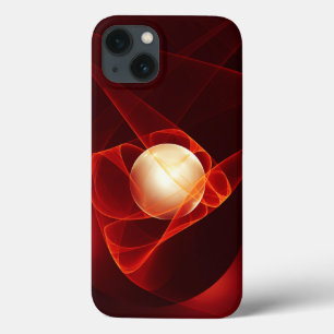 Abstrakt Modern Red Creme Fantasy Fraktal Art Case-Mate iPhone Hülle