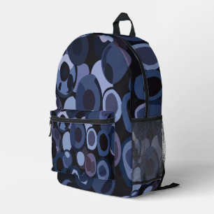 Abstrakt Moderne Blaubeere Bedruckter Rucksack