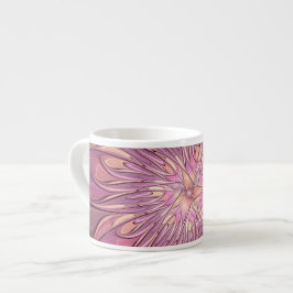 Abstrakt Modernes Fraktal Florenz Kunst, Dichtung  Espressotasse