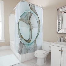 Abstrakt Modernes Türkis Braun Gold Elegante