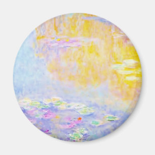abstrakt, Monet Seerosen 7 Magnet