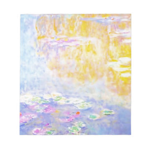 abstrakt, Monet Seerosen 7 Notizblock