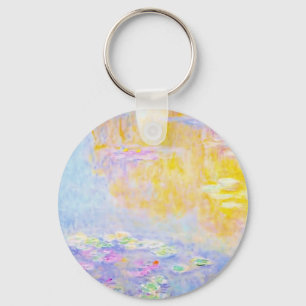 abstrakt, Monet Seerosen 7 Schlüsselanhänger