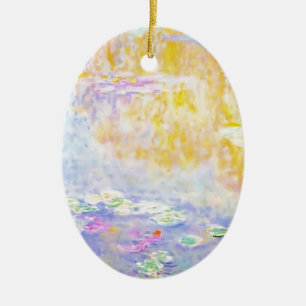abstrakt, monet Wasserlilien 7 Keramik Ornament