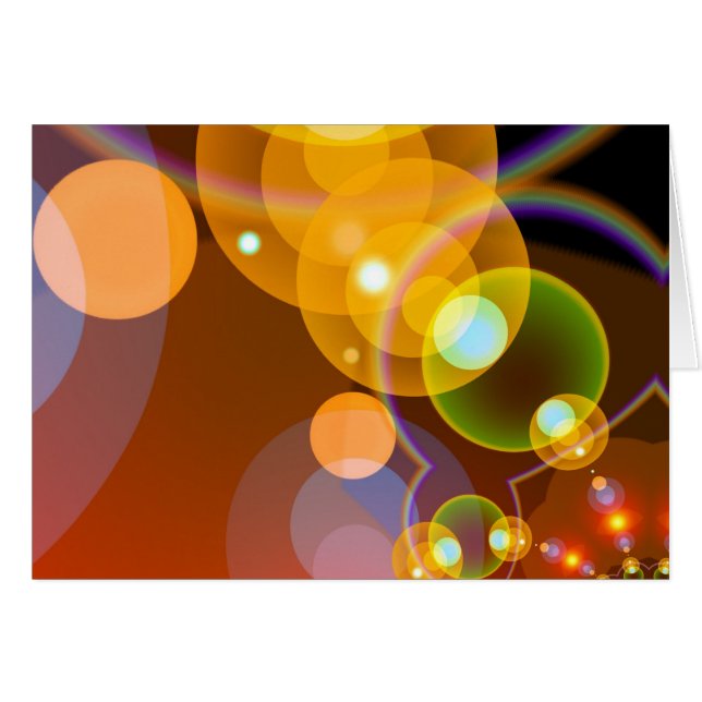 Abstrakt Multicolor Len Flare (Vorderseite (Horizontal))