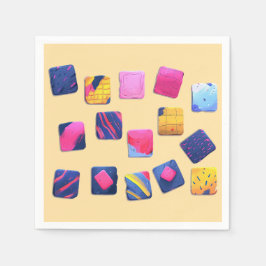 abstrakt, Muster, publixel, am besten, cool, farbi Serviette