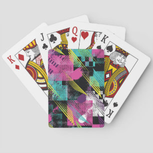 Abstrakt nahtlos, Mädchen Jungs Mode, bunt. Spielkarten