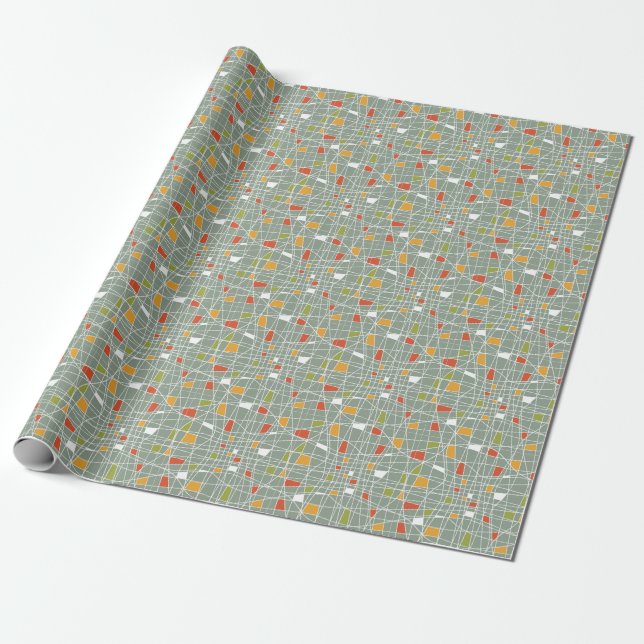 Abstrakt Nahtlos: Modernes Musterdesign. Geschenkpapier (Ungerollt)