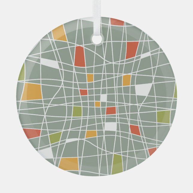 Abstrakt Nahtlos: Modernes Musterdesign. Ornament Aus Glas (Vorderseite)