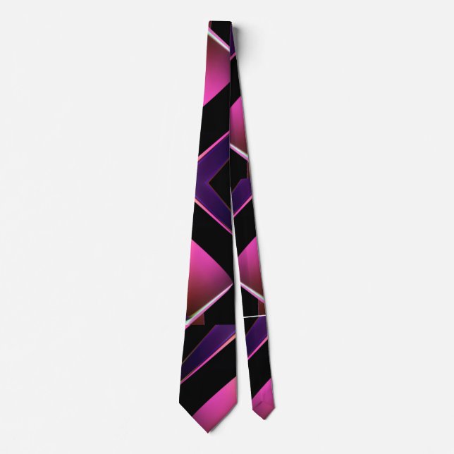 Abstrakt Neck Tie Krawatte (Vorderseite)