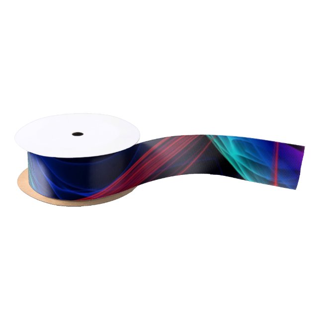 Abstrakt Neon Color Ribbon Satinband (Spule)