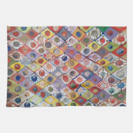 Abstrakt No 4 Spiel wie Kinder Malerei Geschirrtuch