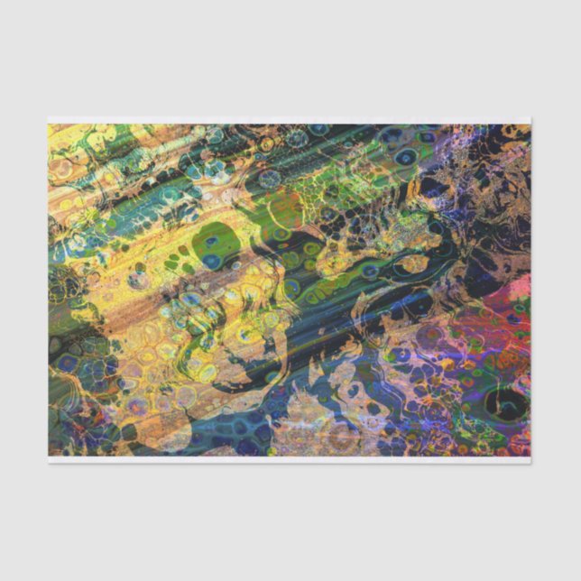 Abstrakt Nr. 125 Seidenpapier (Vorderseite)