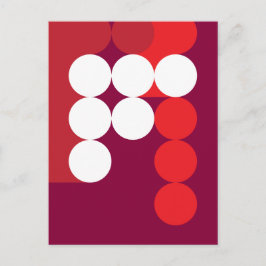 Abstrakt Nr. 15 Postkarte