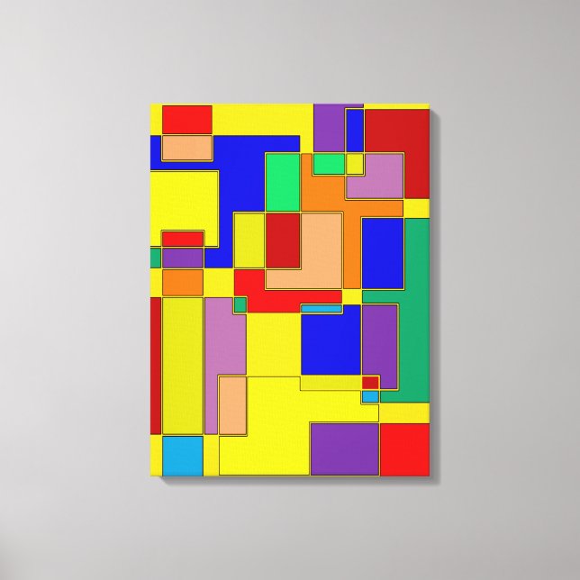 Abstrakt Nr. 26 Leinwanddruck (Vorderseite)