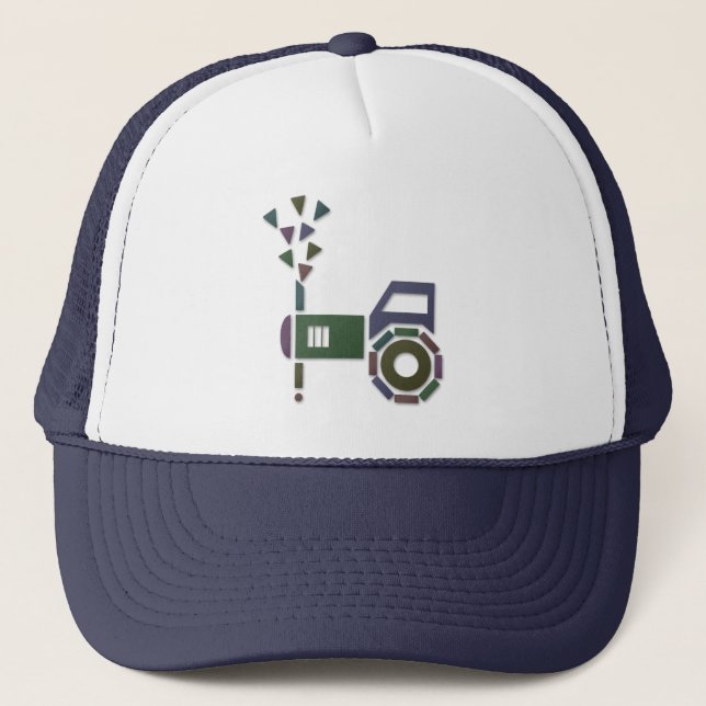 Abstrakt oder - truckerkappe (Vorderseite)