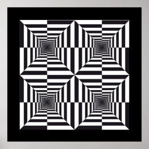 Abstrakt op Art Poster