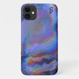 Abstrakt Opal Agate Personalisiert Phone Case