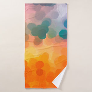 Abstrakt orangefarbener Hintergrund. Illustratio Badehandtuch