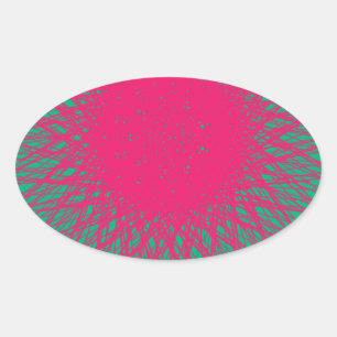 abstrakt ovaler aufkleber